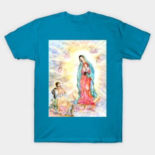 The Virgin of Guadalupe with St Juan Diego T-Shirt